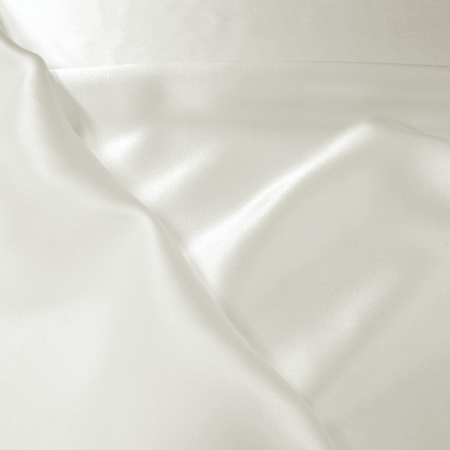 Tissu Soie - Satin écru