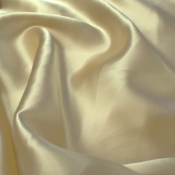 Tissu Soie - Satin beige