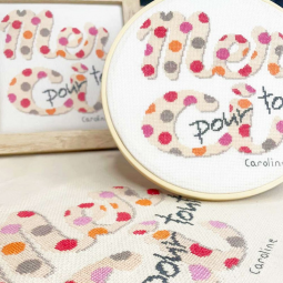 Fiche de broderie Lilipoints - Merci pour tout