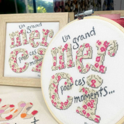 Fiche de broderie Lilipoints - Un grand merci pour ce moment
