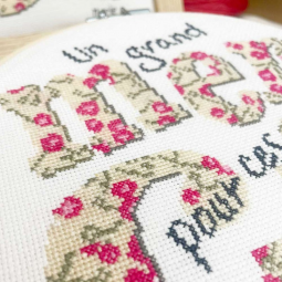 Fiche de broderie Lilipoints - Un grand merci pour ce moment