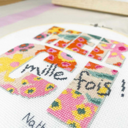 Fiche de broderie Lilipoints - Merci mille fois