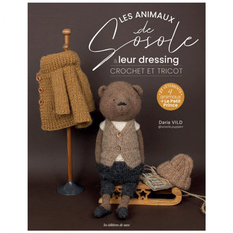 Livre - Les animaux de sosole & leur dressing crochet et tricot