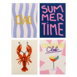 Écusson thermocollant - Summer multicolore