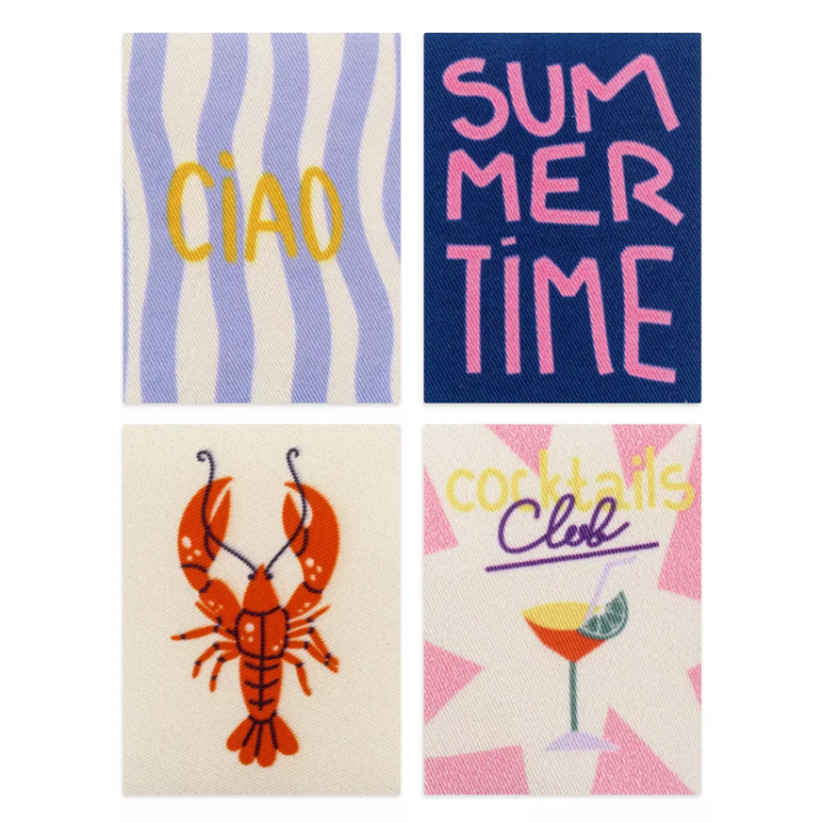 Écusson thermocollant - Summer multicolore