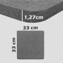 Tapis de repassage carré en feutre de laine