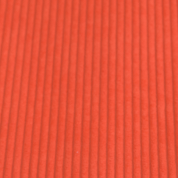 Tissu velours à côtes - Huggy orange spicy