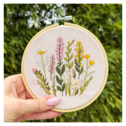 Kit de broderie - Poésie des champs