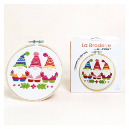 Kit de broderie - Les gnomes du père Noel
