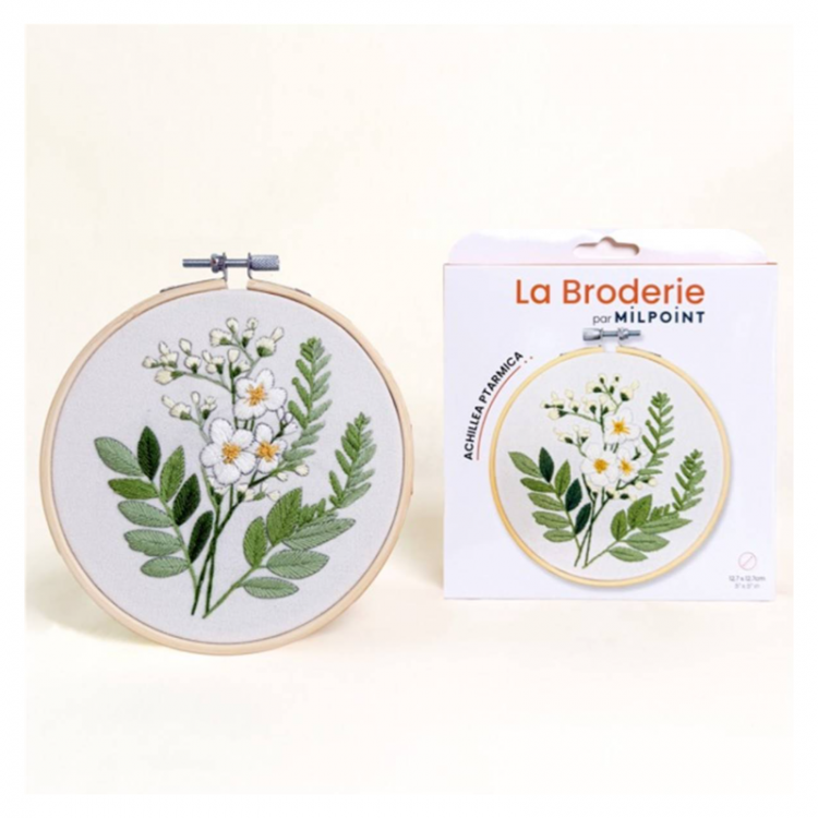 Kit de broderie - Achillea ptarmica