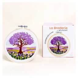 Kit de broderie - Jacaranda sur la plaine