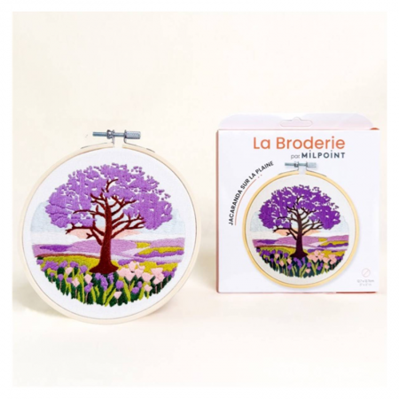 Kit de broderie - Jacaranda sur la plaine