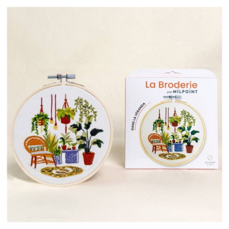 Kit de broderie - Dans la veranda