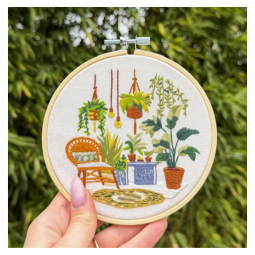 Kit de broderie - Dans la veranda