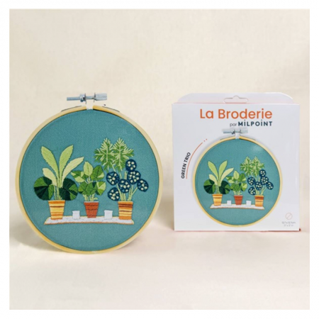 Kit de broderie - Green trio