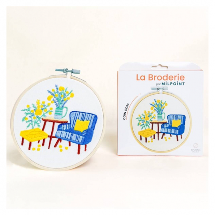Kit de broderie - Coin cosy