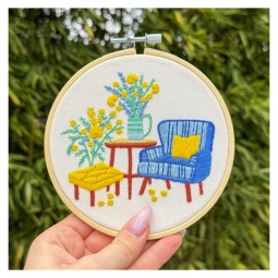 Kit de broderie - Coin cosy
