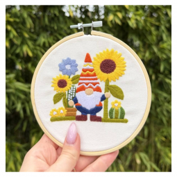 Kit de broderie - Gnome de jardin