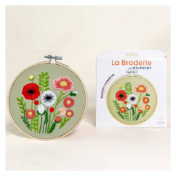 Kit de broderie - Bouquet champêtre