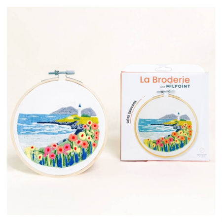 Kit de broderie - Côte sauvage