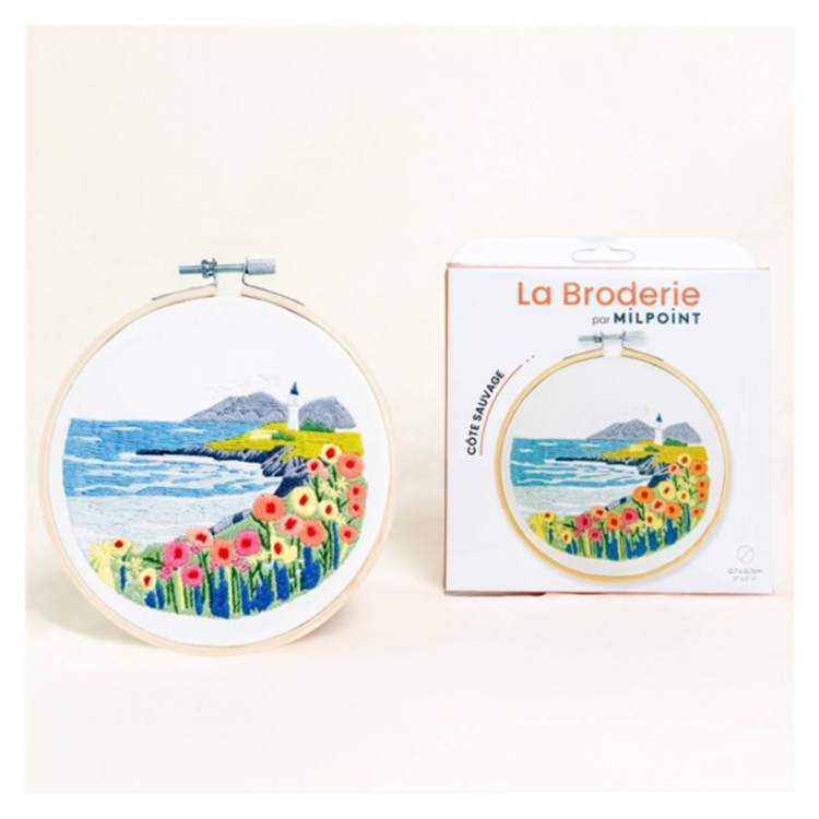 Kit de broderie - Côte sauvage