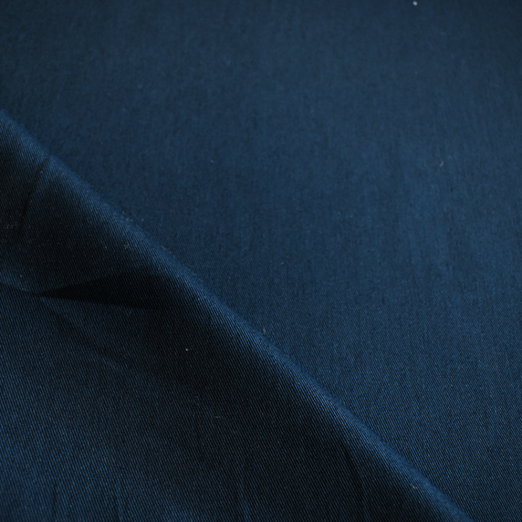 Tissu gabardine fine - Marine