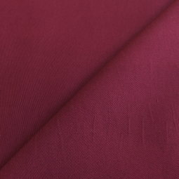 Tissu gabardine fine - Bordeaux