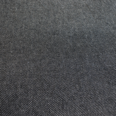 Tissu Panama - chiné noir