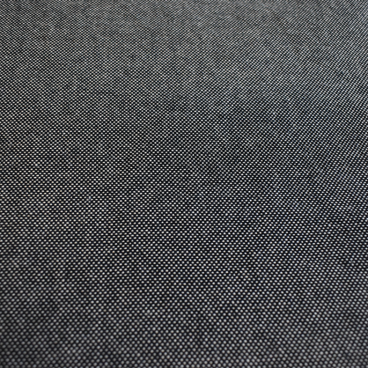 Tissu Panama - chiné noir