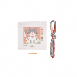 Kit de canevas enfant - Maya le chat