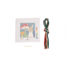 Kit de canevas enfant - Alain le lapin