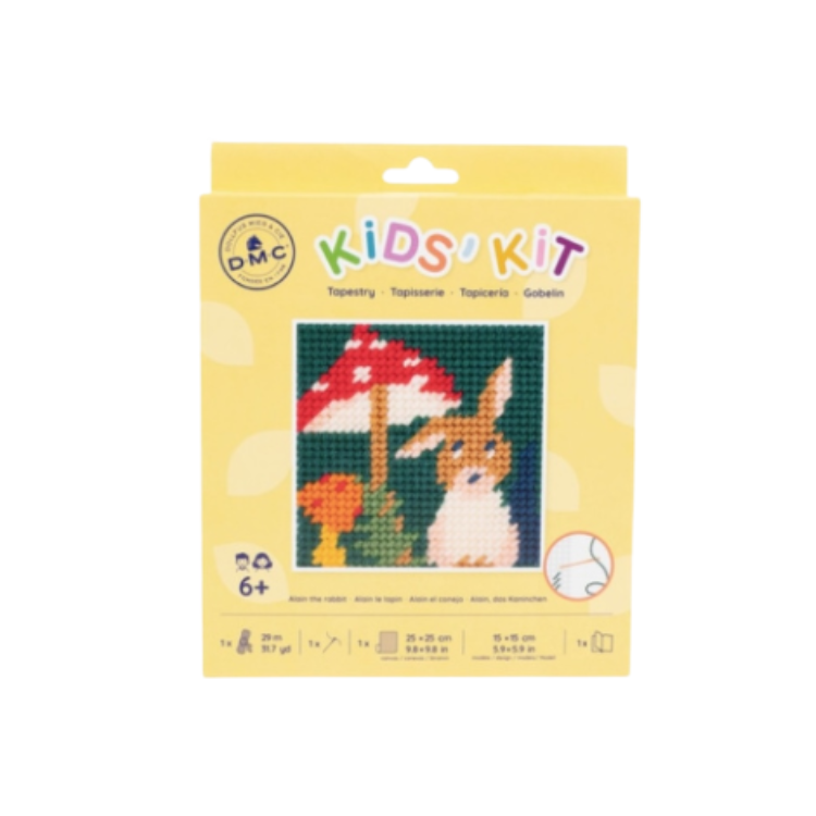 Kit de canevas enfant - Alain le lapin