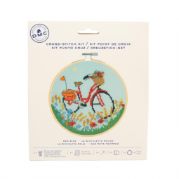 Kit de broderie - La bicyclette rouge