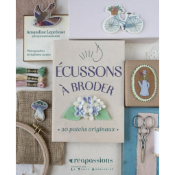 Livre - Écussons à broder les yeux en amande