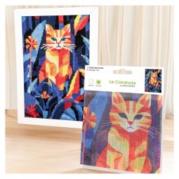 Canevas - Chat nocturne