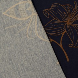 Tissu jersey Bio - ALB Stoffe - Glow lily
