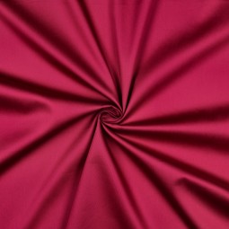 Tissu coton uni satiné - Cyclamen