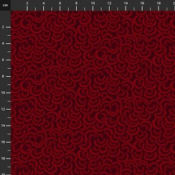 Tissu - Every heart beats true - Pétale rouge