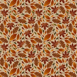 Tissu - Harvest haunt - Feuillage d'automne