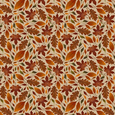 Tissu - Harvest haunt - Feuillage d'automne