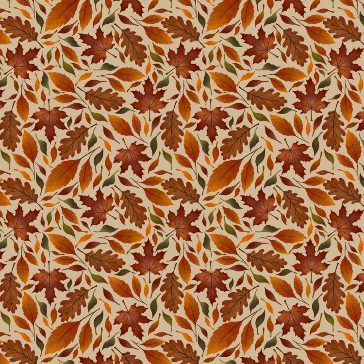 Tissu - Harvest haunt - Feuillage d'automne