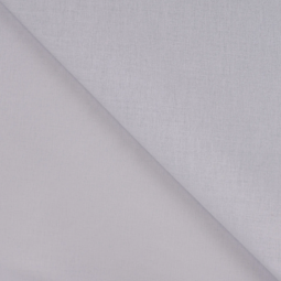 Tissu voile de coton uni - Silver