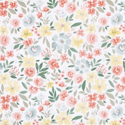 Tissu enduit pvc - Regine multicolore