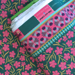 Tissu jersey Bio - ALB Stoffe - Southern ease Bloom Drift vert