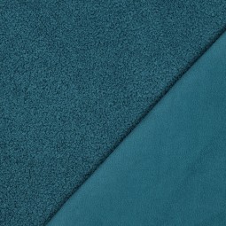 Tissu polaire - Bleu pétrol