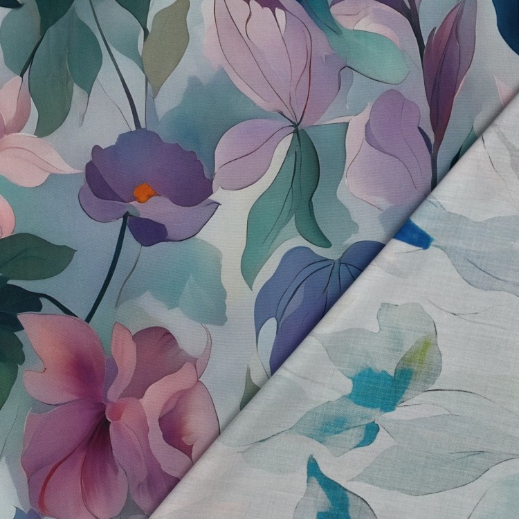 Tissu viscose - Garance