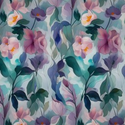 Tissu viscose - Garance