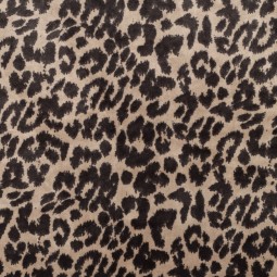 Tissu velours lisse - Léo beige