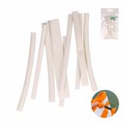 Gaine thermorétractable pour cordon transparent