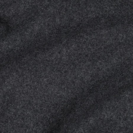 Tissu polaire chiné anthracite de coton biologique